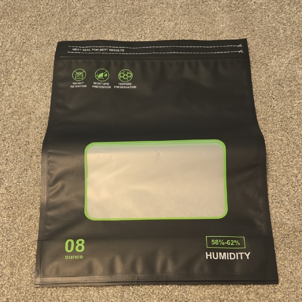 15pk 8oz Black Humidity Control Bag